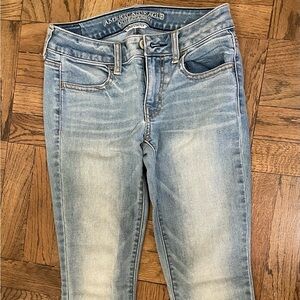 American Eagle super stretch light was jeggings